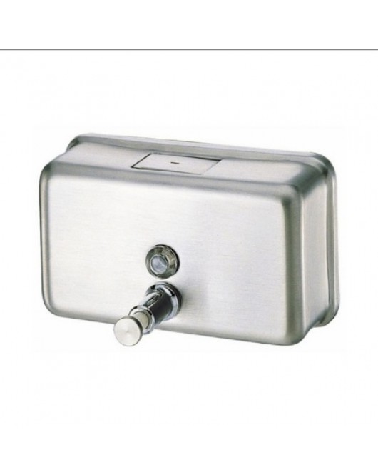 Horizontal Soap Dispenser With lock & key Vol. 1200ml Stainless Steel 