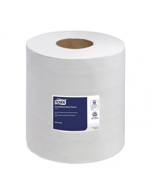 Tork 121204 white centerfeed paper towel 6 rolls x 600 feet 