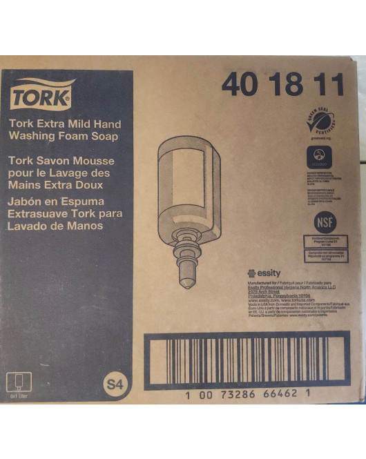 Tork 401811 Extra Mild Hand Washing Foam Soap 6x1L Tork 401811 Extra Mild Hand Washing Foam Soap 6x1L