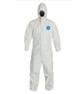 Tyvek® 400 Hooded Coveralls, White, sizes 4XL and 5XL case of 25 