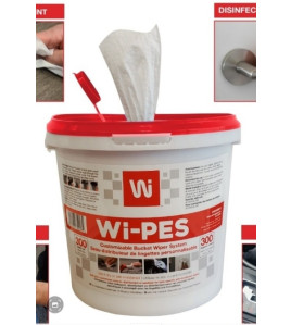 Wi-PES bucket of 300 5.5&quot;x11.8&quot; customized bucket wiper system 