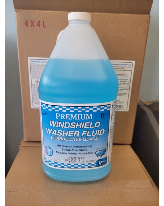 Premium Windshield washer fluid 4 liter bottle -45