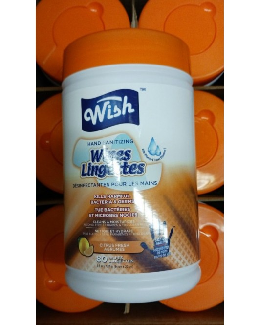 wish Disinfecting wipes 80 wipes