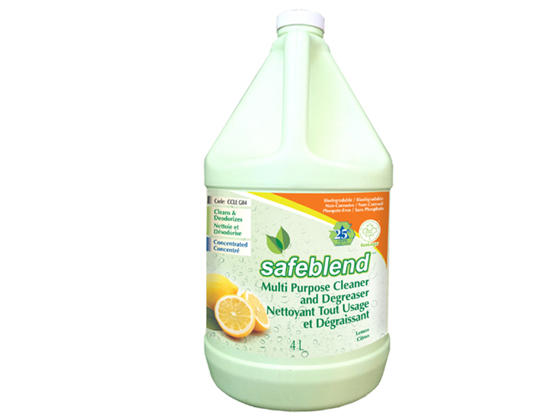 Safeblend Multi Purpose Cleaner & Degreaser, Tangerine 4x4 Litre Bottles